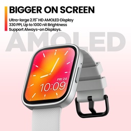 ZEBLAZE SMARTWATCH GTS 3 PLUS2.15"AMOLED SQUARE IP 68 (WHITE)