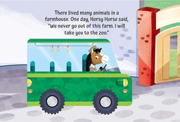 ZOO SAFARI ON THE BUS- A SHAPED BOARD BOOK WITH WHEELS