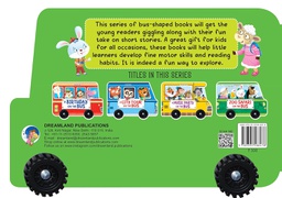 ZOO SAFARI ON THE BUS- A SHAPED BOARD BOOK WITH WHEELS