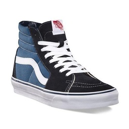 VANS SK8 HI TOP NAVY BLUE SHOES FOR UNISEX - 901001 (EU:34.5)