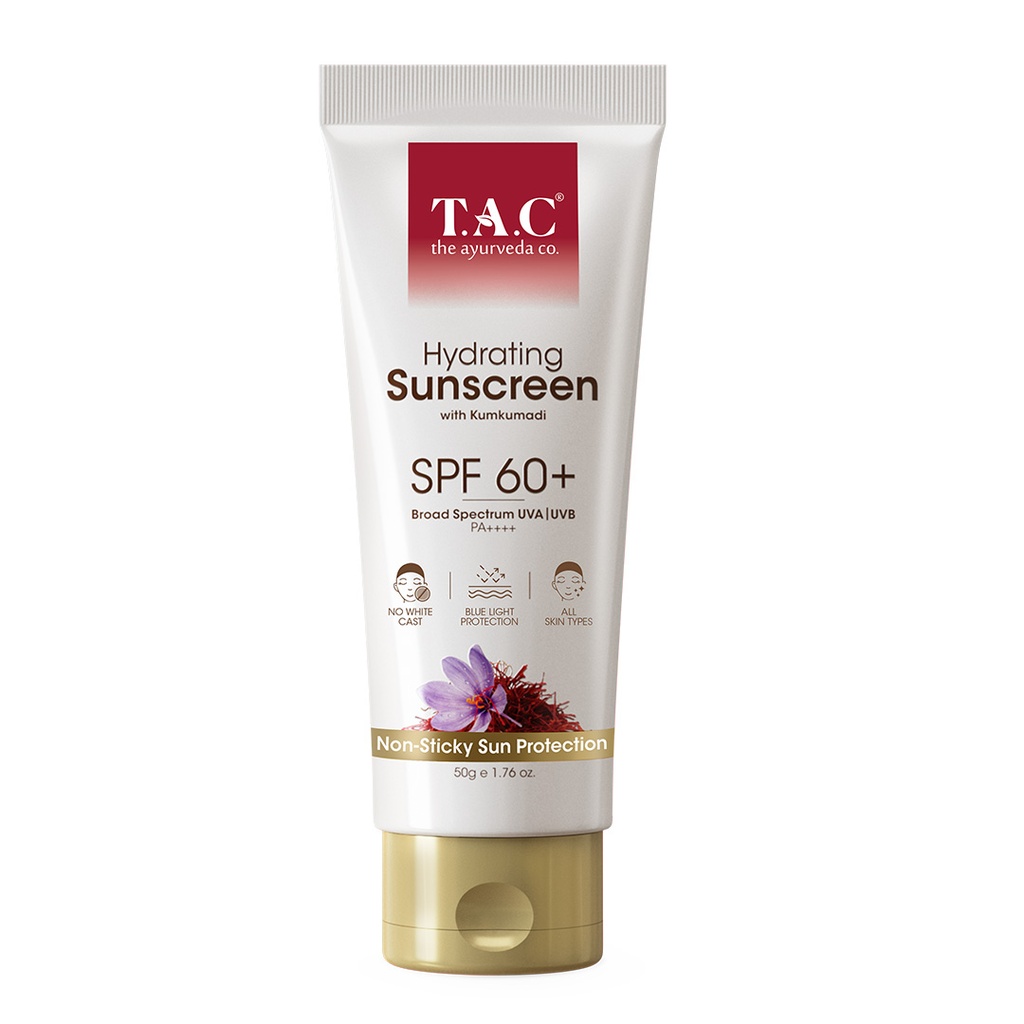 The Ayurveda Co. Kumkumadi Sunscreen Spf 60- 50gm | Jeevee