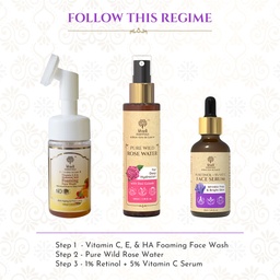 KHADI 1% RETINOL + 5% VIT C FACE SERUM WITH BAKUCHI- 30 ML