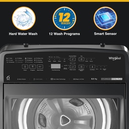 Whirlpool SW ROYAL PLUS 8 Kg Top Load Washing Machine GREY 10YMW