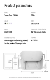 MAH YOUNG TOUR CROSSBODY BAG FOR UNISEX M232759S
