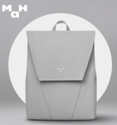 MAH YOUNG PU LEATHER WATERPROOF BACKPACK MR21B2141B03 (GREY)