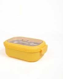 Jeevee Kids Compartment Tiffin Box - Yellow