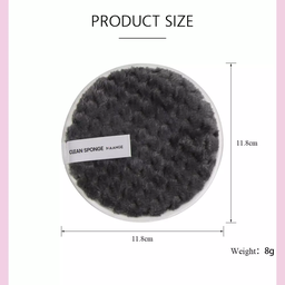 3Pc Skin Care Makeup Remover Deep Cleansing Powder Puff