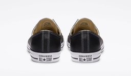 CONVERSE CHUCK TAYLOR LEATHER BLACK LOW TOPS SNEAKERS (EU:36)