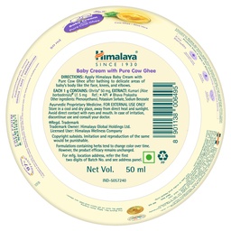 HIMALAYA BABY CREAM WITH PURE COW GHEE - 50ML