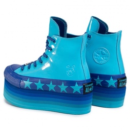 CONVERSE X MILEY CYRUS BLUE HI SHOES WOMEN 563724C (EU:37.5)