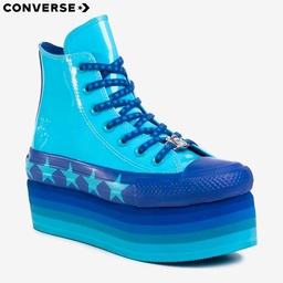 CONVERSE X MILEY CYRUS BLUE HI SHOES WOMEN 563724C (EU:37.5)
