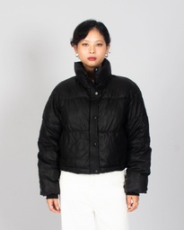 WASABI LONG SLEEVE BLACK PUFFER JACKET (M)