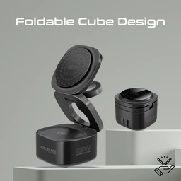 PROMATE RUBIX-65W-EU, FOLDABLE 5-IN-1 CHARGING STATION