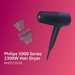 PHILIPS HAIR DRYER3 HEAT & 2 SPEED LEVELS, 2300 W  BHD510/00