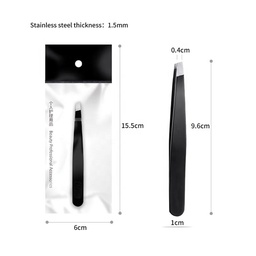 MAANGE 1PC EYEBROW TWEEZERS STAINLESS EYE BROW EYELASH REMOVAL