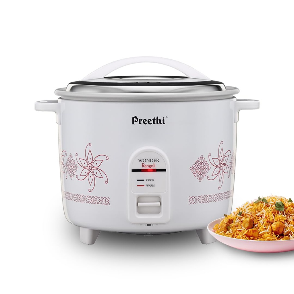 Preethi Rangoli Electric Rice Cooker 1 Ltr Rc319 | Jeevee