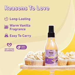 PLUM BODYLOVIN' VANILLA VIBES BODY MIST 100ML