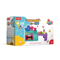 FUNSKOOL FUN DOUGH KITCHEN SET
