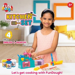 FUNSKOOL FUN DOUGH KITCHEN SET