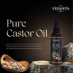 VEDANTA HERBAL'S PURE CASTOR OIL- 100 ML