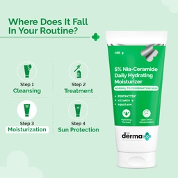 THE DERMA CO 5% NIA-CERAMIDE DAILY HYDRATING MOISTURIZER- 100 GM