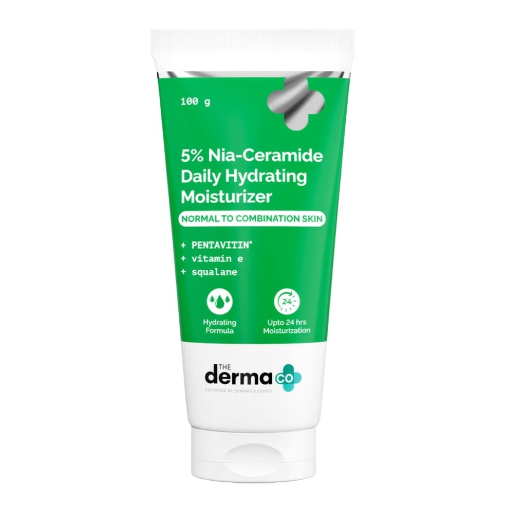 The Derma Co 5% Nia-ceramide Daily Hydrating Moisturizer- 100 Gm | Jeevee