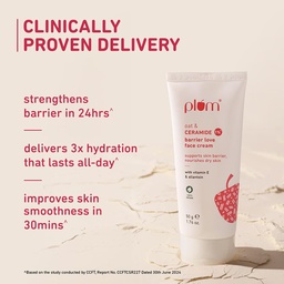 PLUM OAT & 1% CERAMIDE BARRIER LOVE FACE CREAM - 50G
