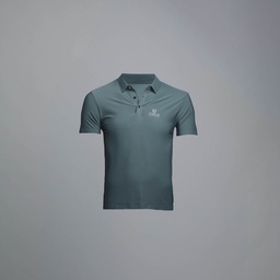 LUKLA OUTDOOR ELITESPORT SEAMLESS POLO T-SHIRT (GREY) (XXL)