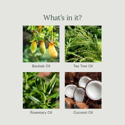 JUICY CHEMISTRY BAOBAB ROSEMARY & TEA TREE SHAMPOO - 200 ML
