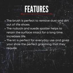 HELIOS NUBUCK & SUEDE SHOE CARE KIT (NATURAL)