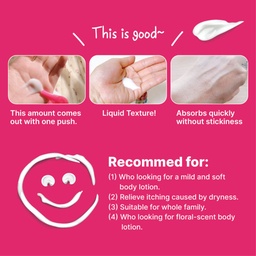 S SELECT MOISTURIZING BODY MILK LOTION FLORAL