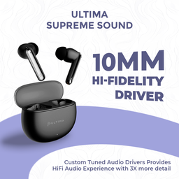 ULTIMA BOOM 311 WIRELESS EARBUDS (SPACE BLACK)
