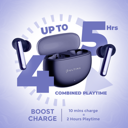 ULTIMA BOOM 311 WIRELESS EARBUDS (SPACE BLACK)
