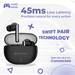 ULTIMA BOOM 311 WIRELESS EARBUDS (SPACE BLACK)