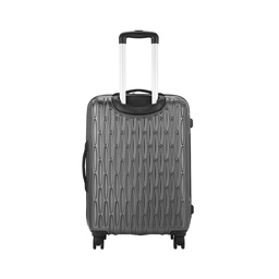 SAFARI TWISTER 8 WHEELS HARD LUGGAGE- MEDIUM (GUN METAL)