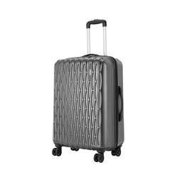 SAFARI TWISTER 8 WHEELS HARD LUGGAGE- MEDIUM (GUN METAL)