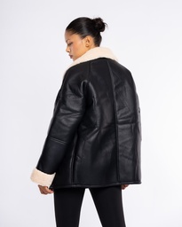 SALT FUZZY LONG SLEEVE FLEECE JACKET (L)