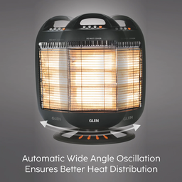 GLEN ELECTRIC HALOGEN HEATER FOR ROOM HA7017HLBL