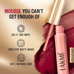 LAKME 9 TO 5 WEIGHTLESS MATTE LIPSTICK - BLUSH VELVET (9G)