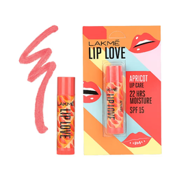 LAKME LIP LOVE CHAPSTICK SPF 15 APRICOT - 4.5
