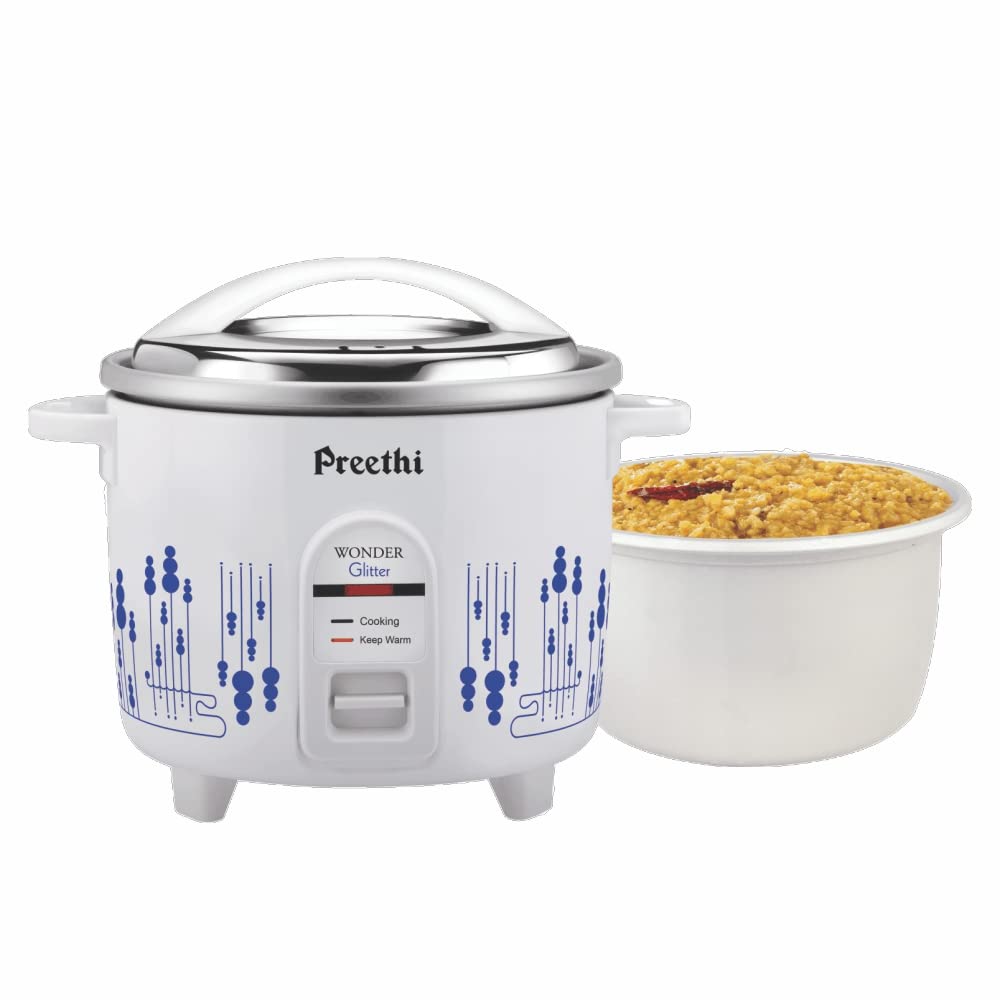 Preethi Rc325 Glitter Electric Cooker 1.8 Liters Double Pan | Jeevee