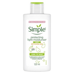 SIMPLE PROTECTING LIGHT MOISTURISER SPF 15-UVA-UVB 125ML