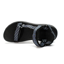 VENTO BLACK/BLUE SPORTS SANDALS FOR MEN - NV 6128 (EU:42)
