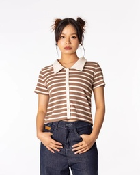 Wasabi Short Sleeve Brown T-Shirt