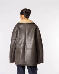 SALT BUTTON DOWN DOUBLE SIDED LAPEL JACKET (L)