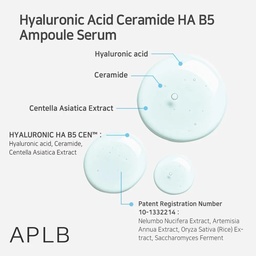 APLB HYALURONIC ACID CERAMIDE HA 85 AMPOULE SERUM - 40ML