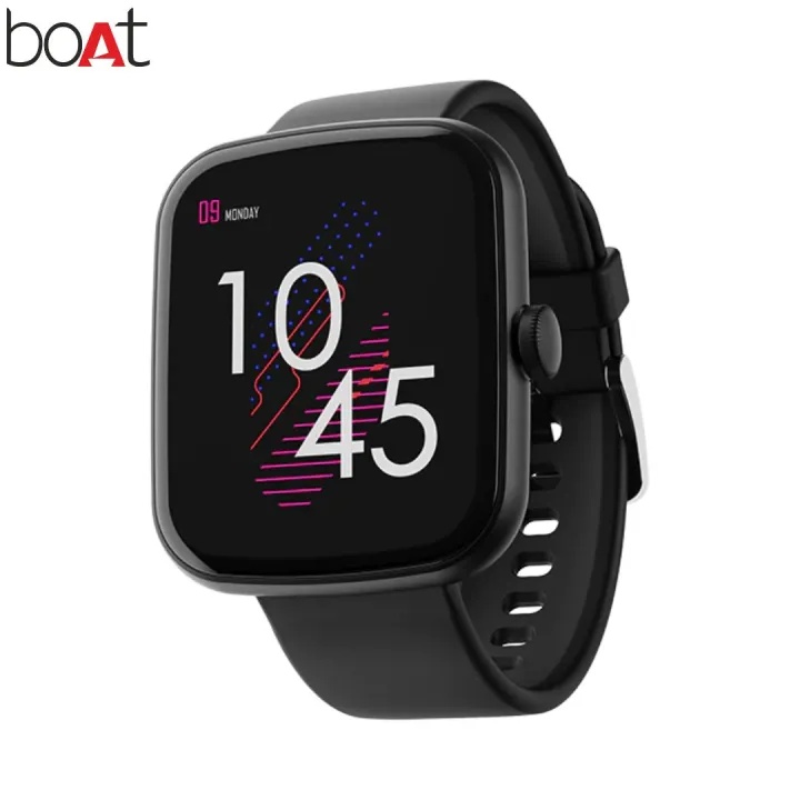 Boat Wave Beat Active Smartwatch-black | Jeevee