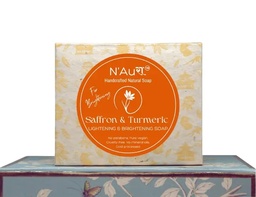 N'AURA NATURAL HANDCRAFTED SAFFRON & TURMERIC SOAP