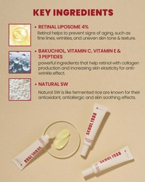 K-SECRET SEOUL 1988 EYE CREAM :RETINAL LIPOSOME 4%,FERMENTED BEAN