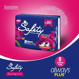 SAFETY ALWAYS PLUS 240 MM  8 PCS SANITARY PAD